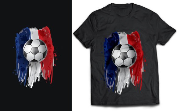 France Soccer Ball SVG Graphic for T-Shirt Designs
