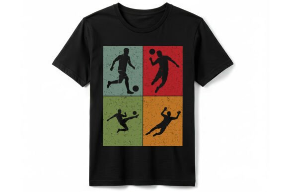 Retro Pop Art Soccer T-Shirt Graphics Review