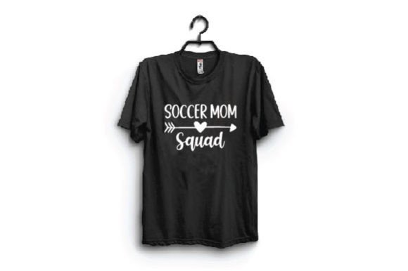 Soccer Mom Typography: T-Shirt Design & Graphics